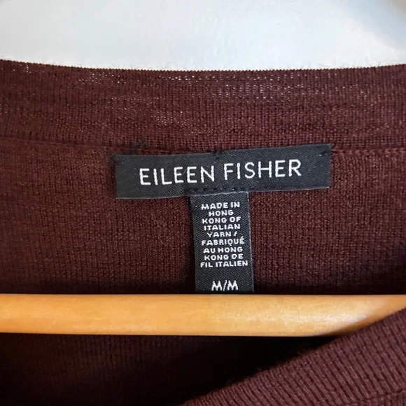 Eileen Fisher Super-Fine Merino Wool Sweater - Picture 2 of 7